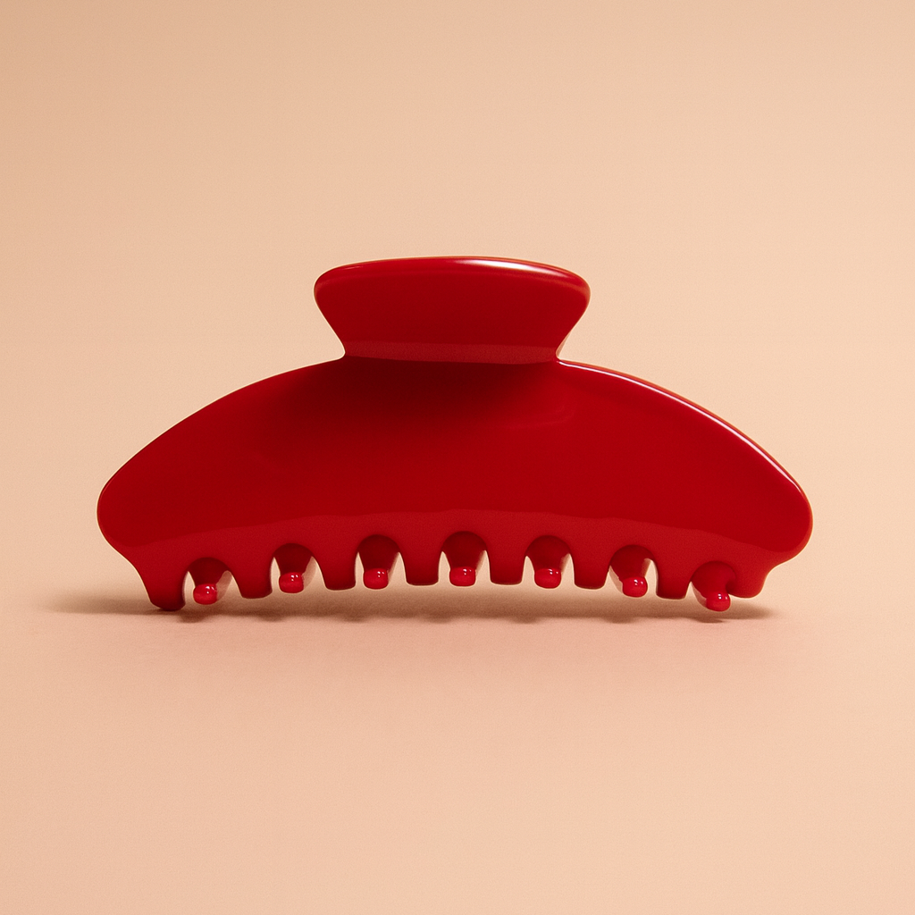 Red Belle Hair Clip in Blood Mary
