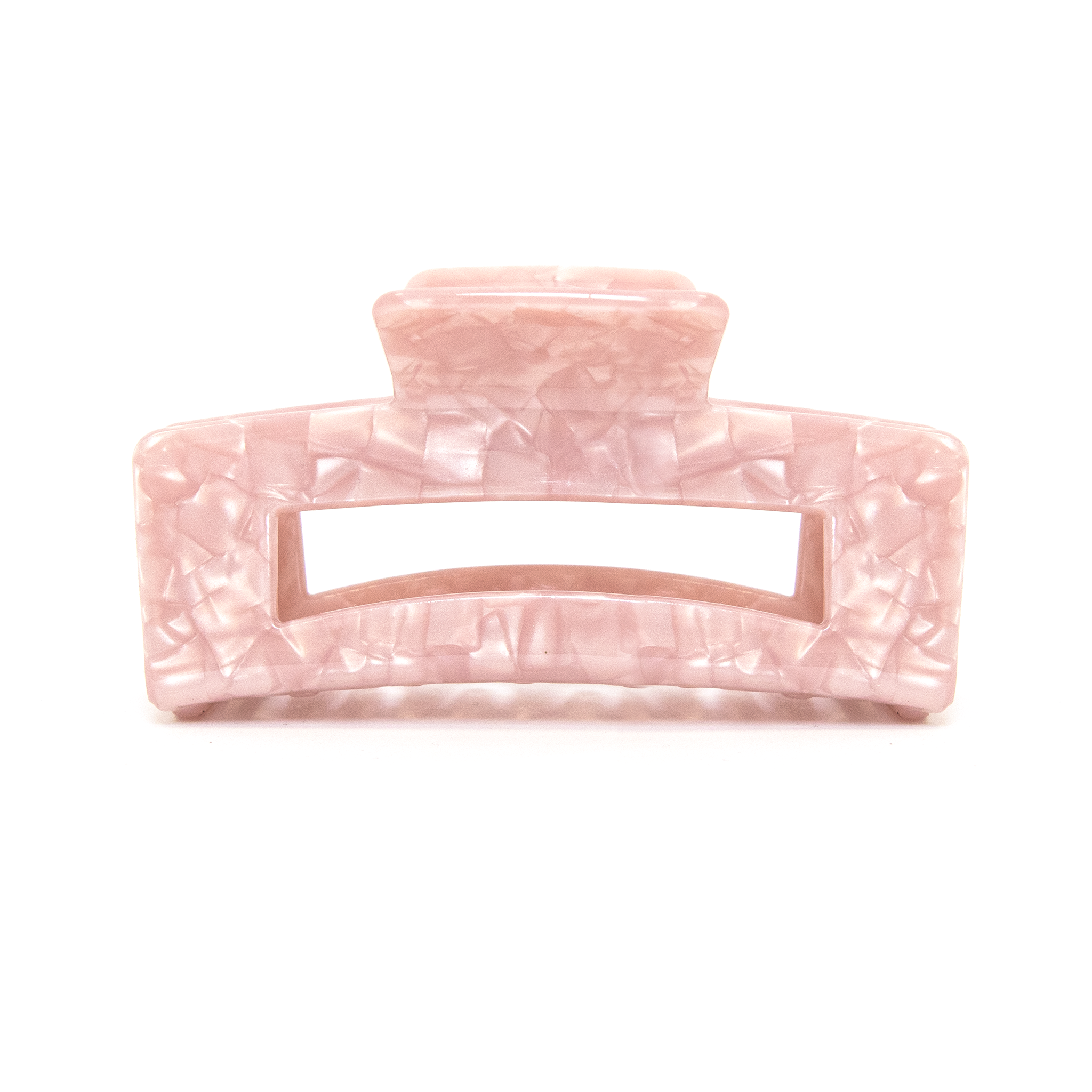 Square Clip in Rosy Glow