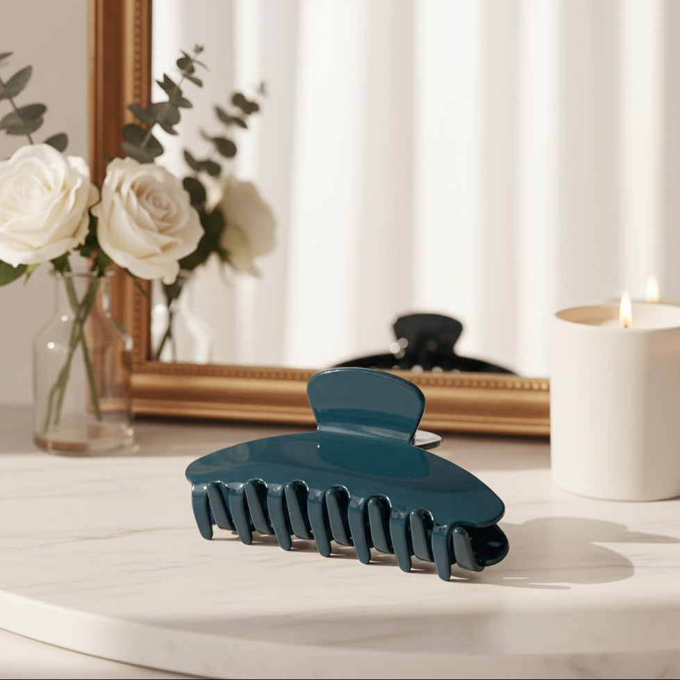 Blue dark Belle Hair Clip Deep Ocean