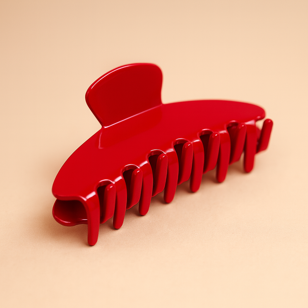Red Belle Hair Clip in Blood Mary