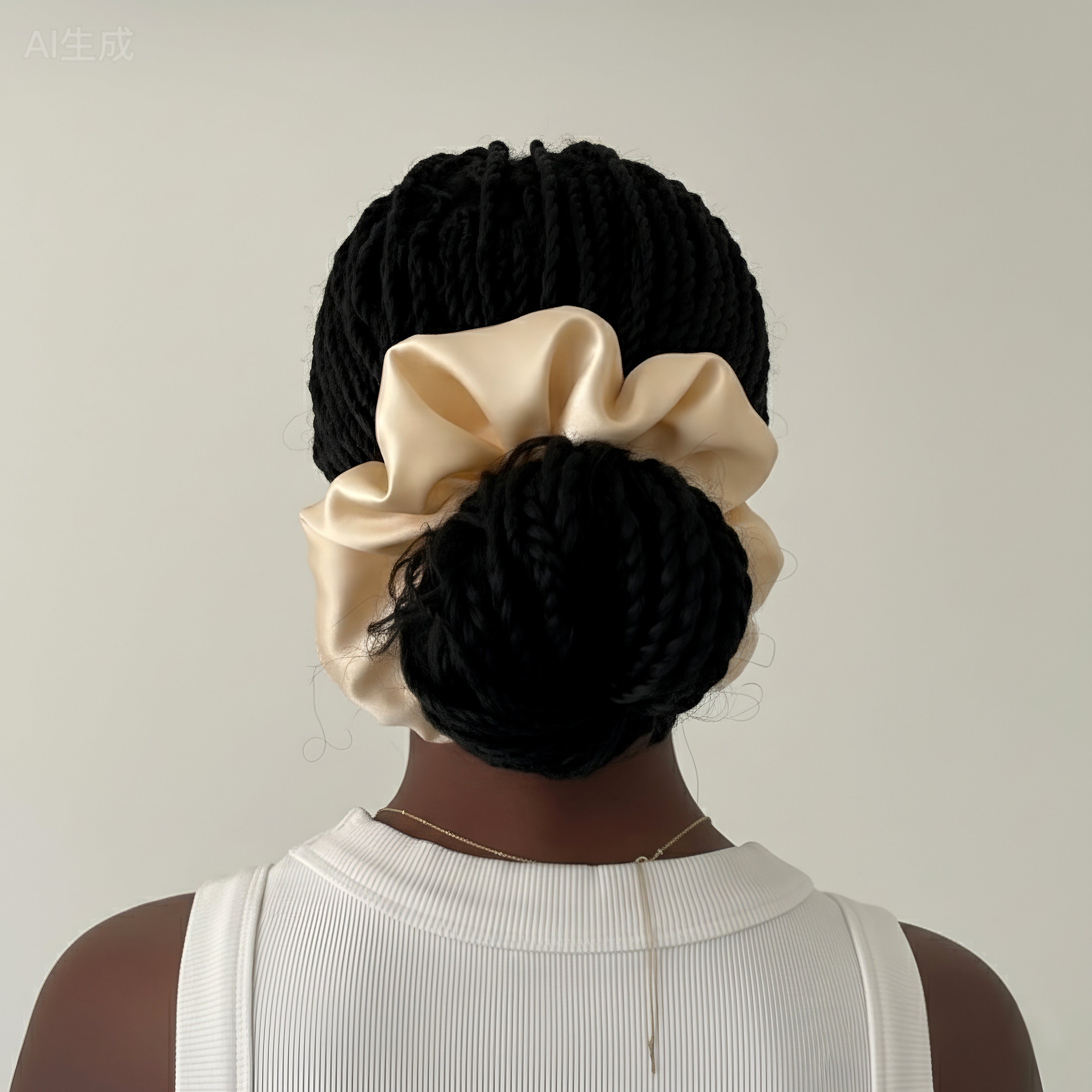 Scrunchie Macaron Vanilla