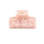 Pinza rectangular Rosy Glow