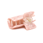Pinza rectangular Rosy Glow