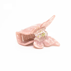 Butterfly clip in Rosy Glow