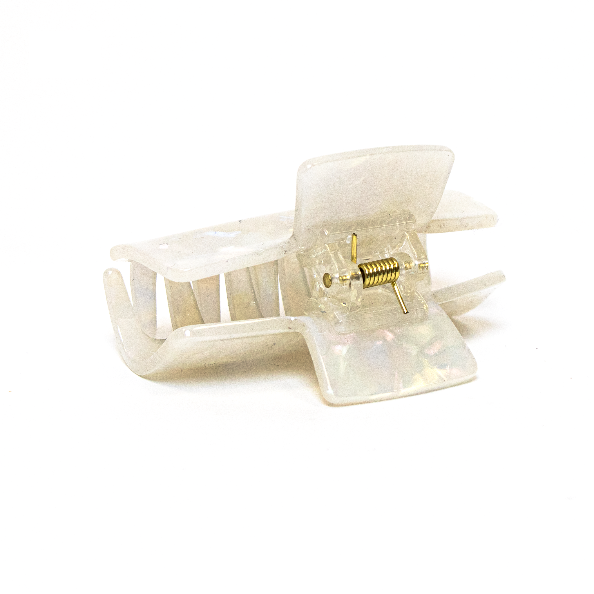 Square Hair Clip in Morning Dew