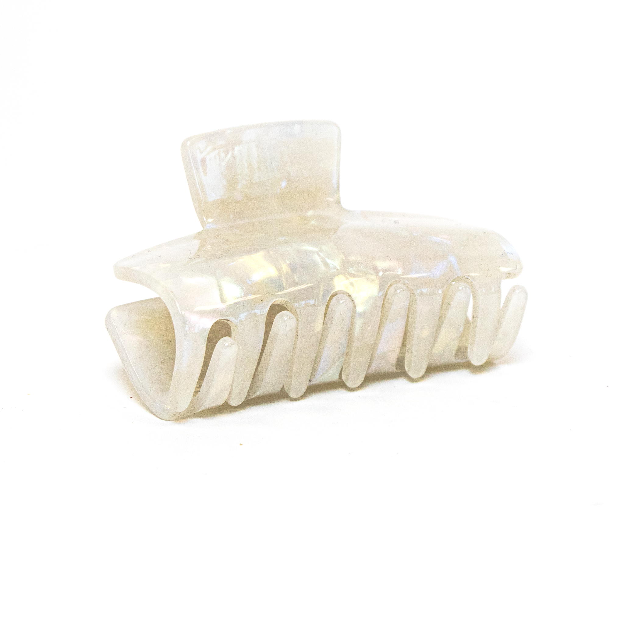 Square Hair Clip in Morning Dew