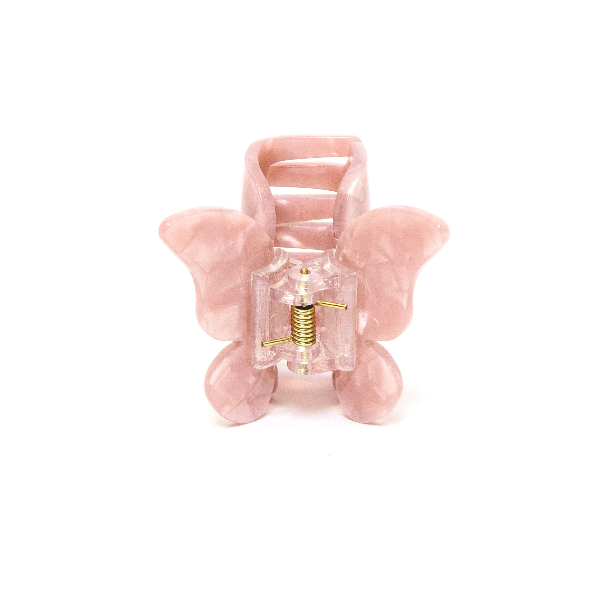Butterfly clip in Rosy Glow