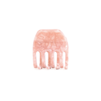 Mini Claw Clip in Rosy Glow
