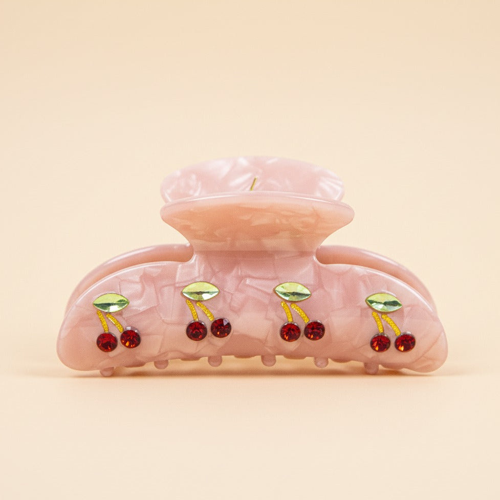 Pink Belle Hair Clip in Blush Cherry