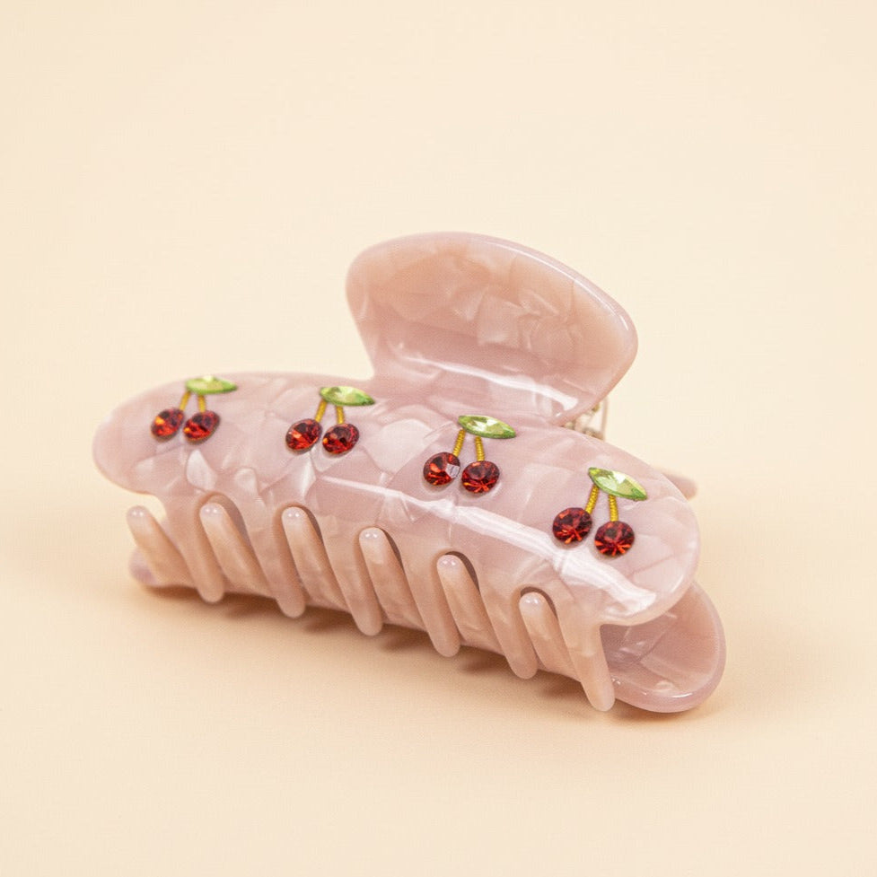 Pink Belle Hair Clip in Blush Cherry