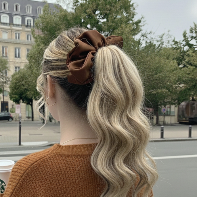 Scrunchie in Brown Sugar