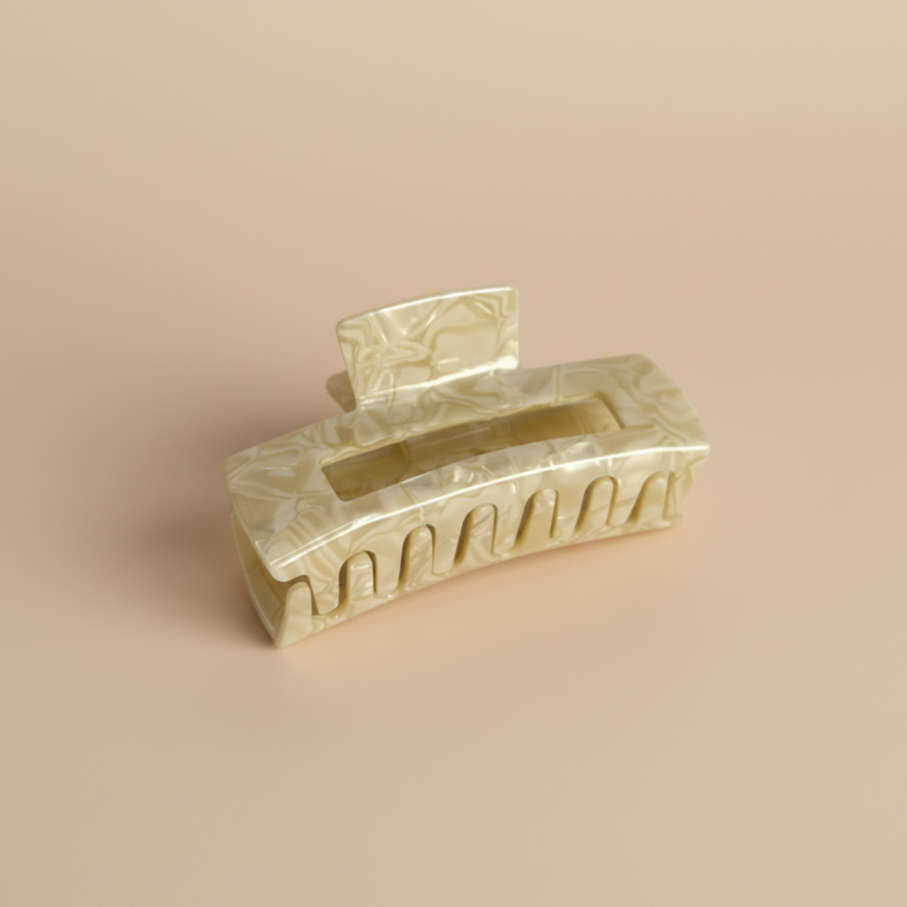 BEIGE PAIL PAIL CLIP IN BEIGE MARBEL