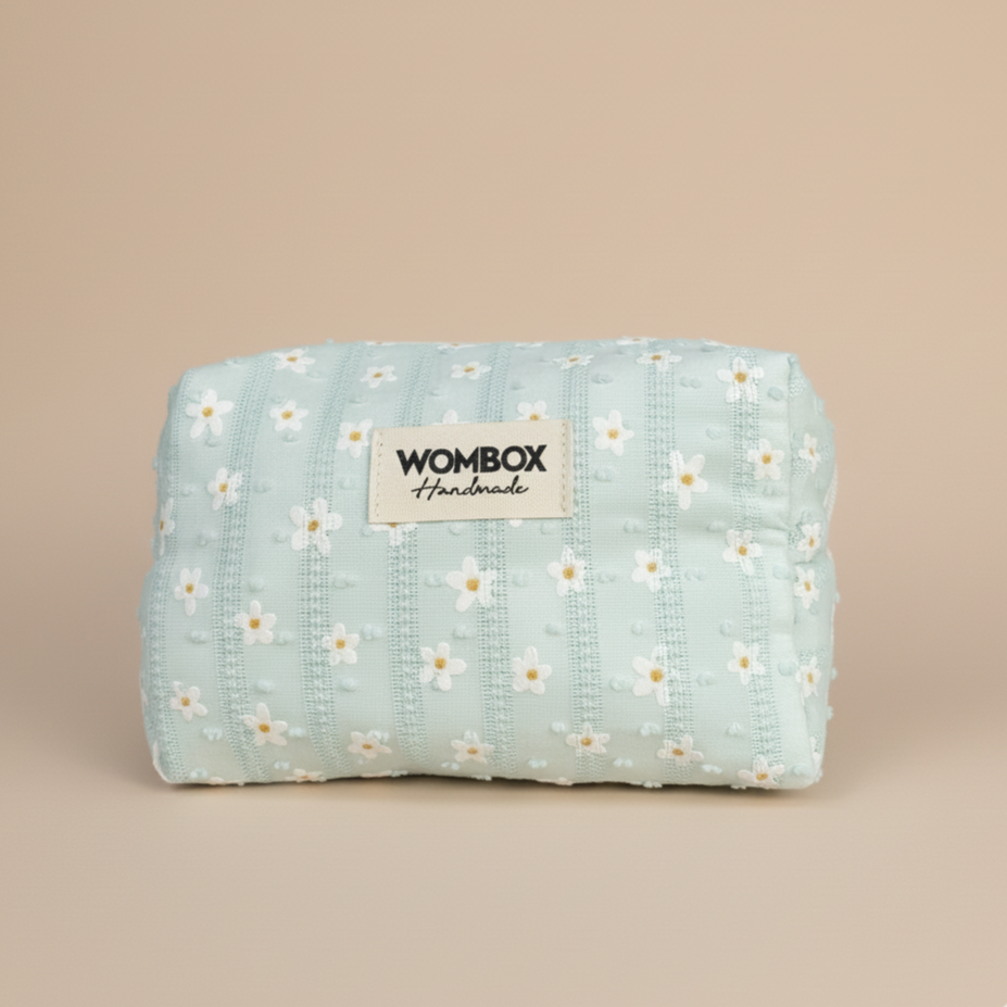 Blue Beauty Pouch Blue Garden