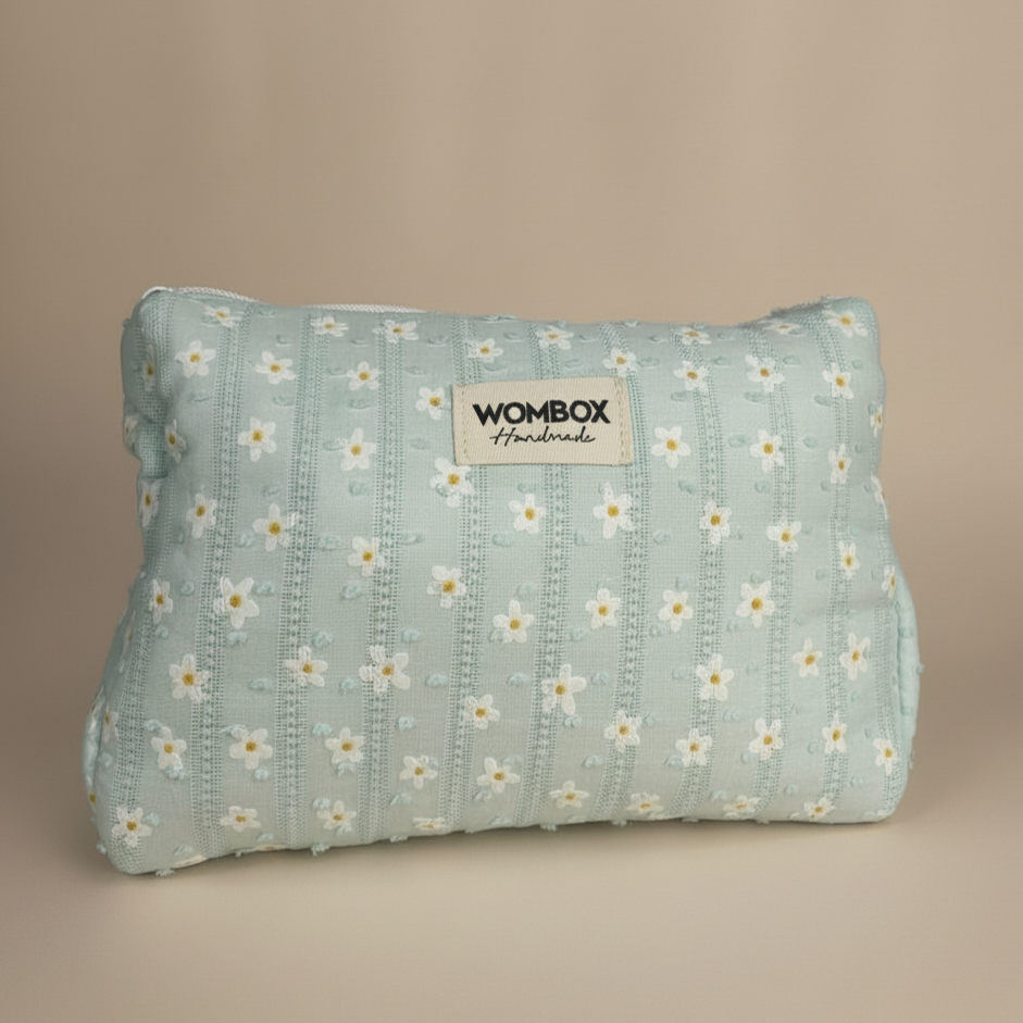 Blue Beauty Pouch Blue Garden
