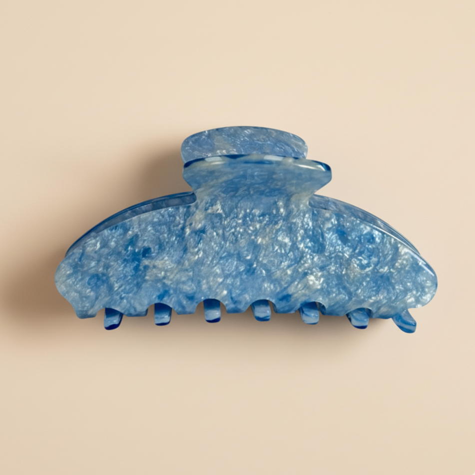 Blue Belle Hair Clip in blu ghiacciato