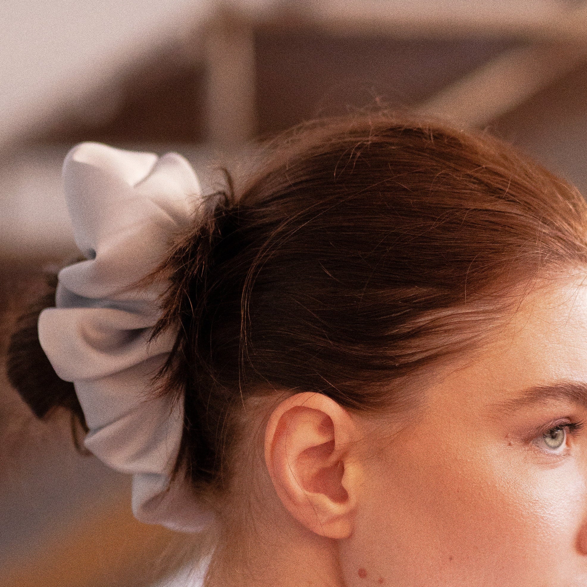 Scrunchie Macaron Blueberry