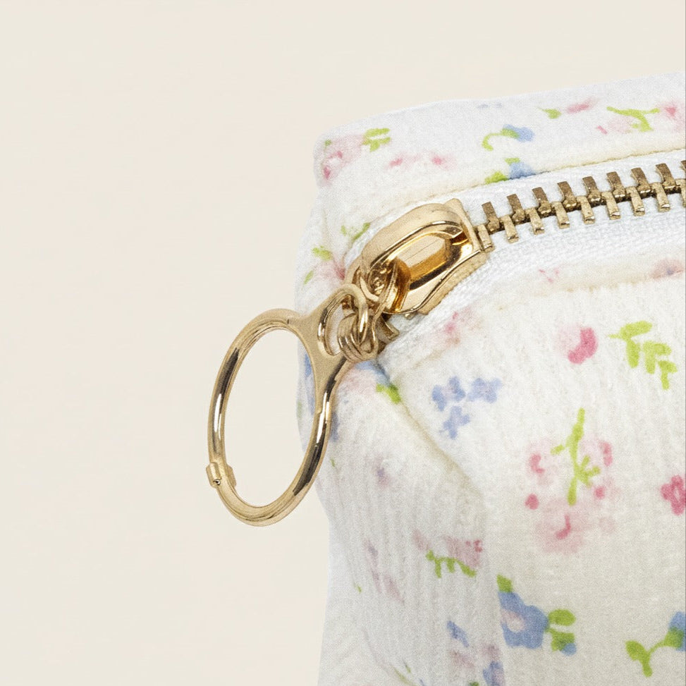 Beige Beauty Pouch Daisy Daze
