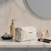 Beige Beauty Pouch Daisy Daze