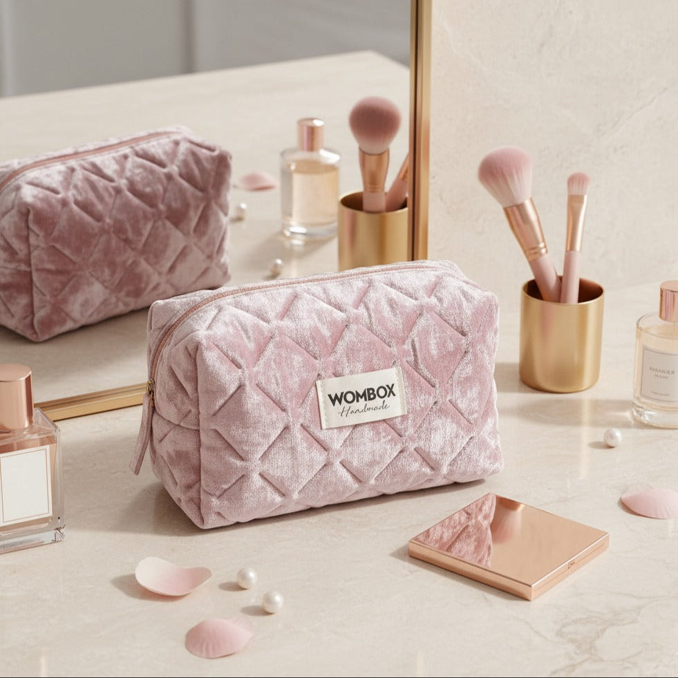 Fuchsia Beauty Pouch in Fuchsia Bloom