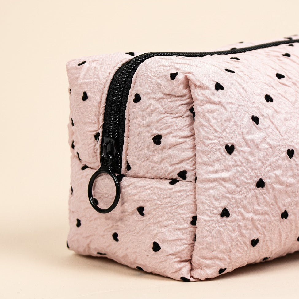 Pink Beauty Pouch Heart Stealer