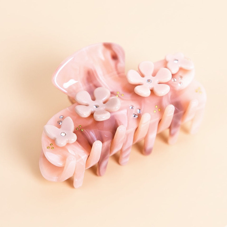 Pink Belle Hair Clip in Pink Petal Whisper