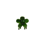 Green Mini Flower Clip