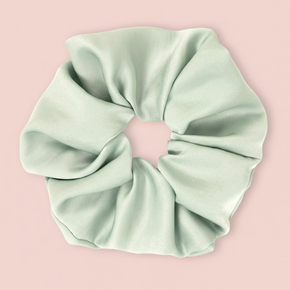 Green Scrunchie Macaron Matcha