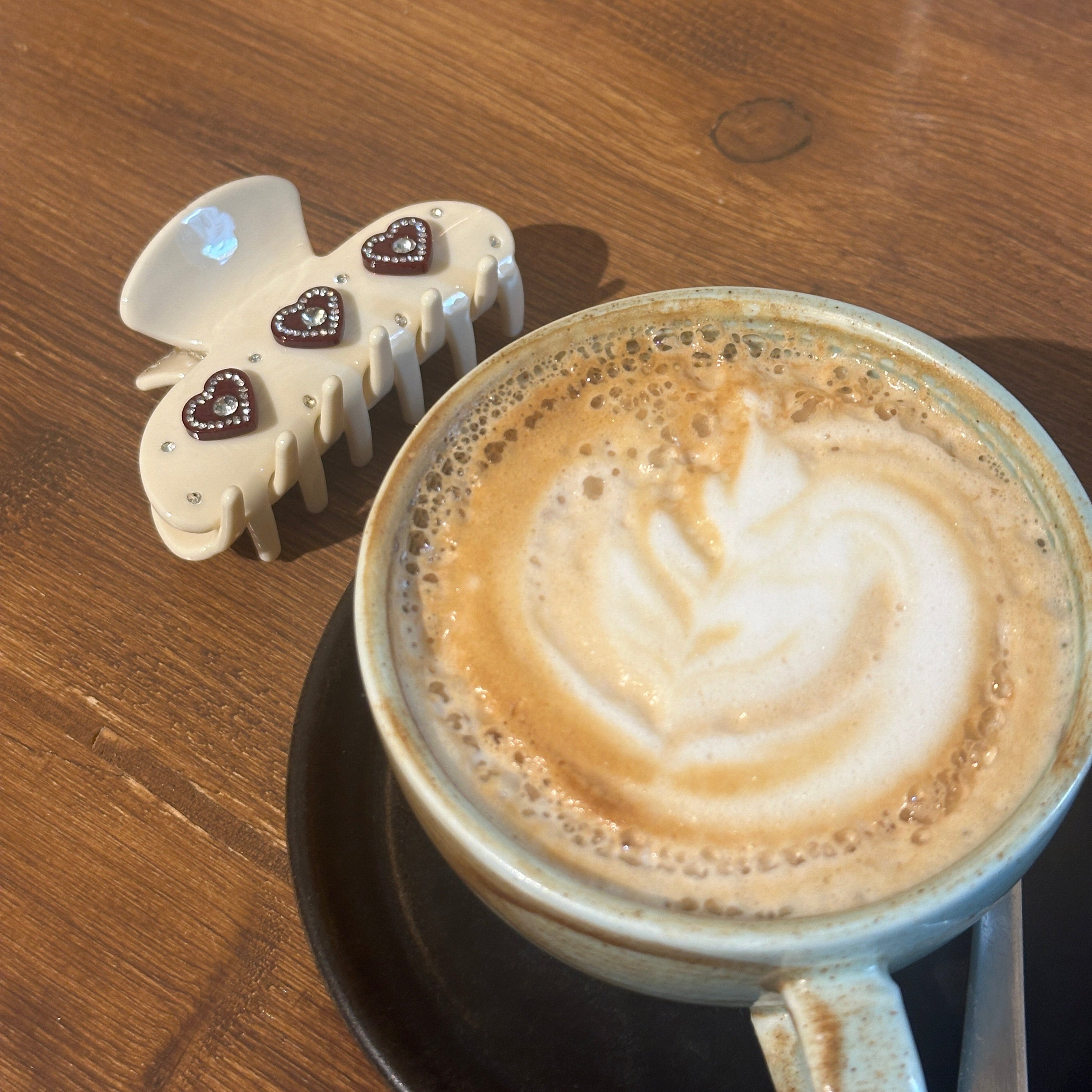 Belle Hair Clip in Red Velvet