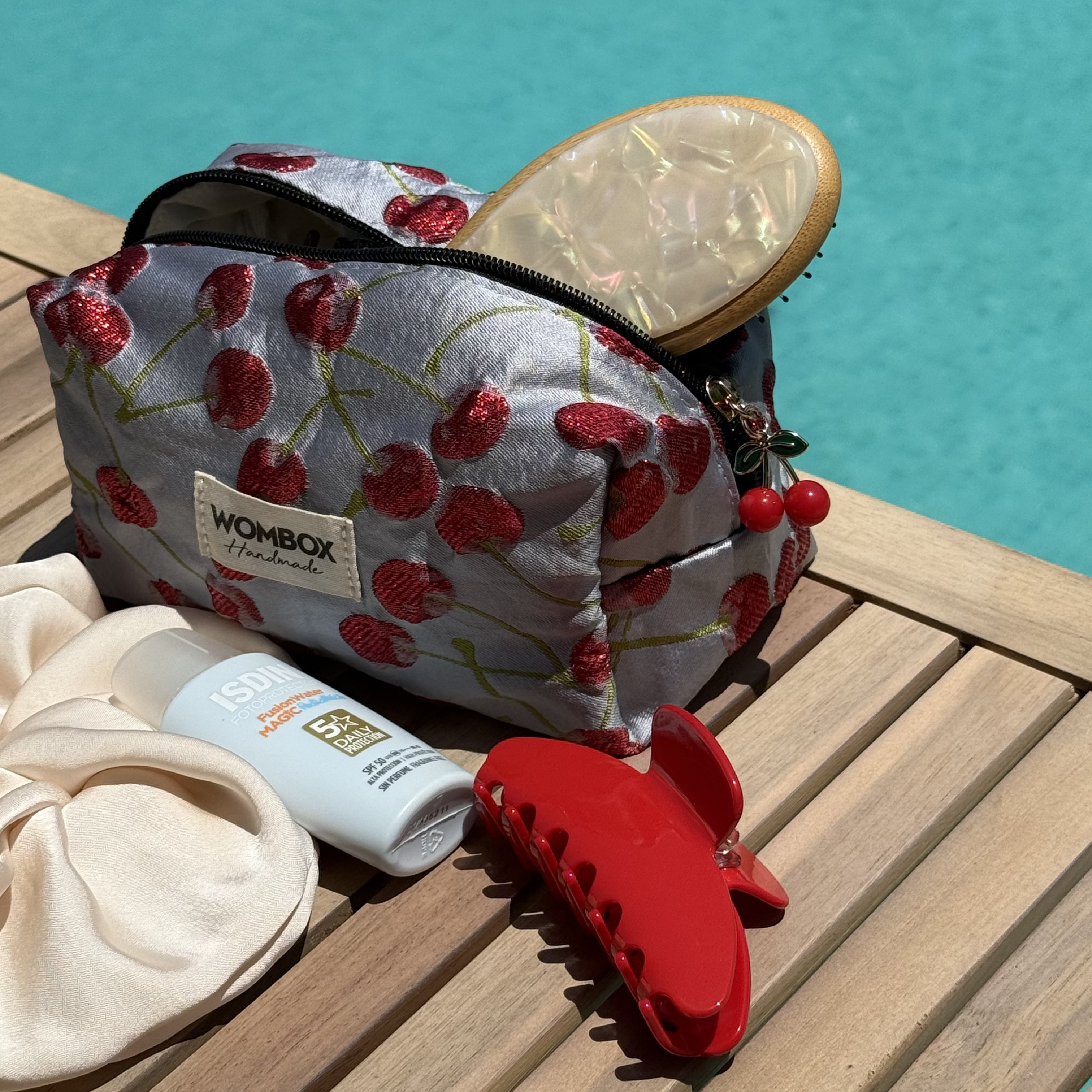 Belle Hair Clip in Blood Mary