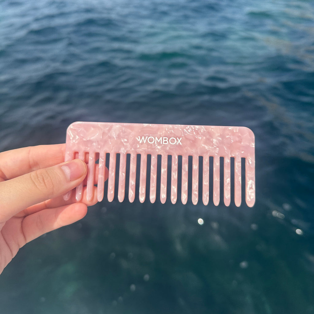 Rectangle comb in Rosy Glow