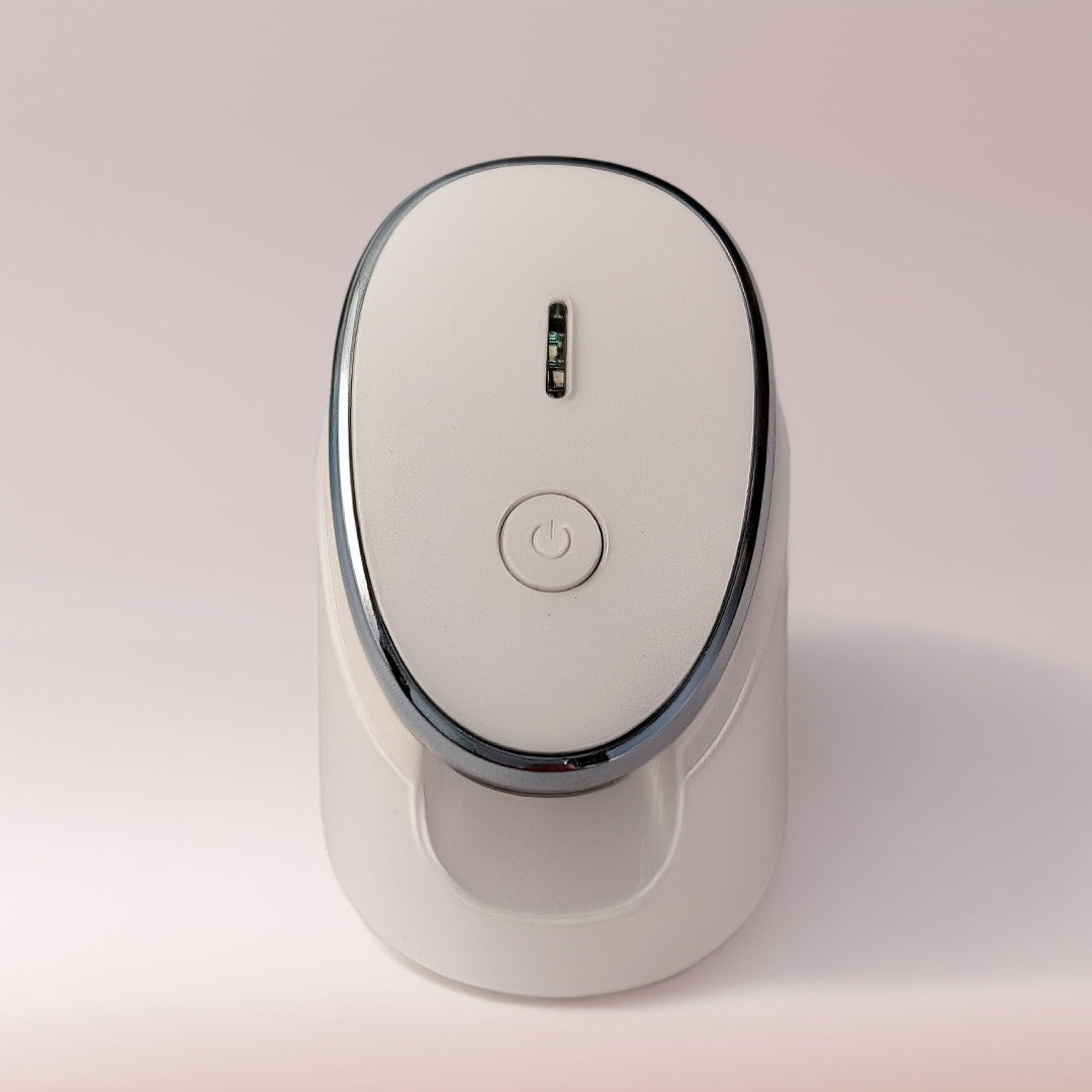 White 3D Roller Face Massager