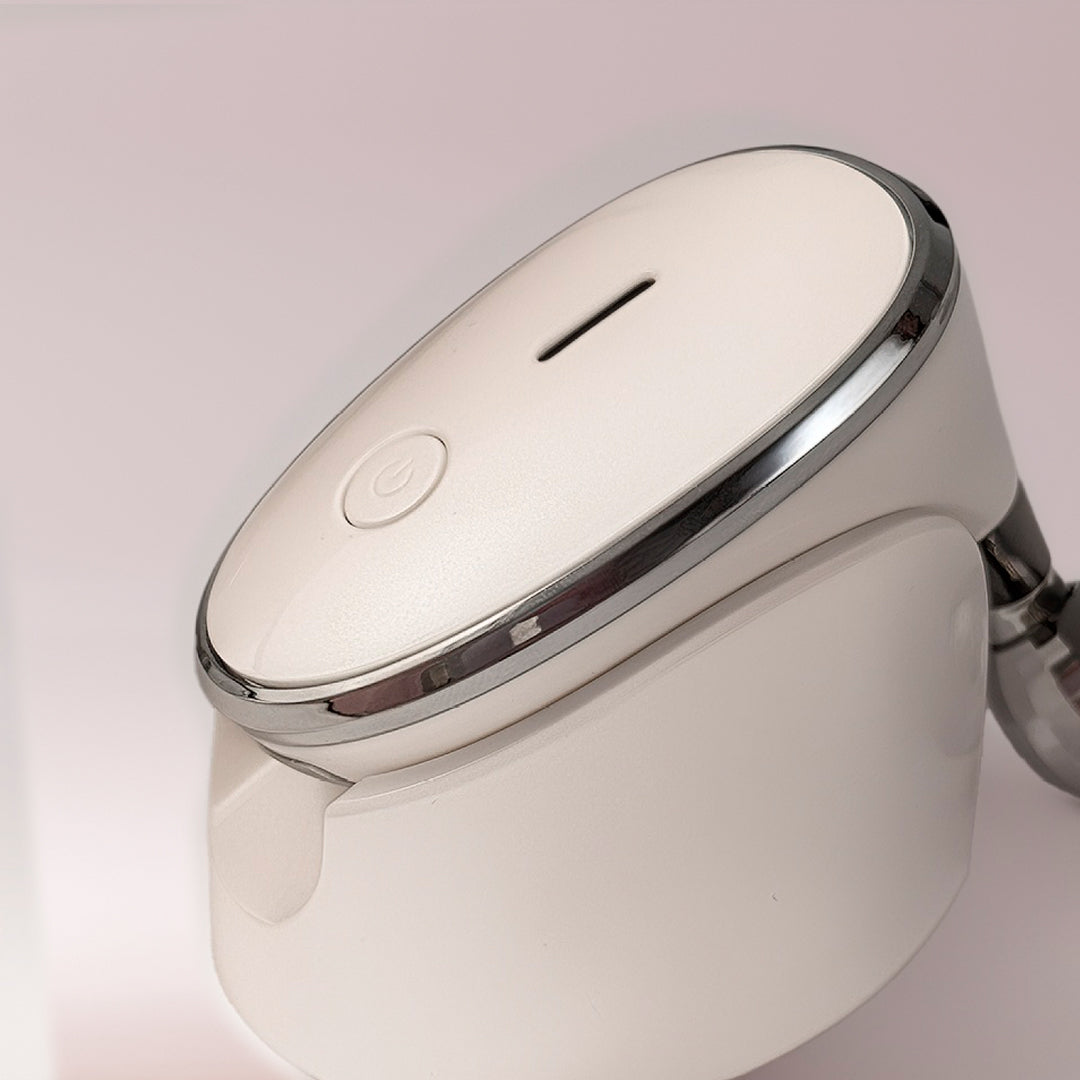 White 3D Roller Face Massager