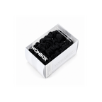 Skinny Silk Scrunchie in Noir