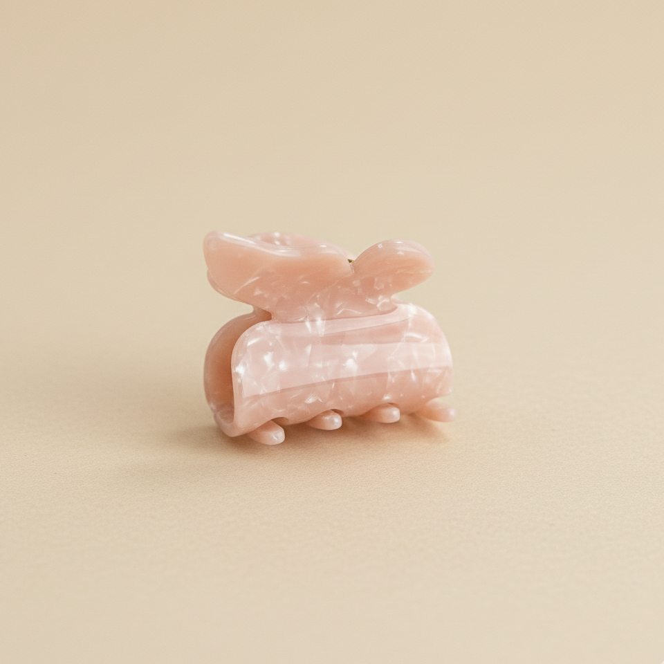 Pink Butterfly clip Rosy Glow
