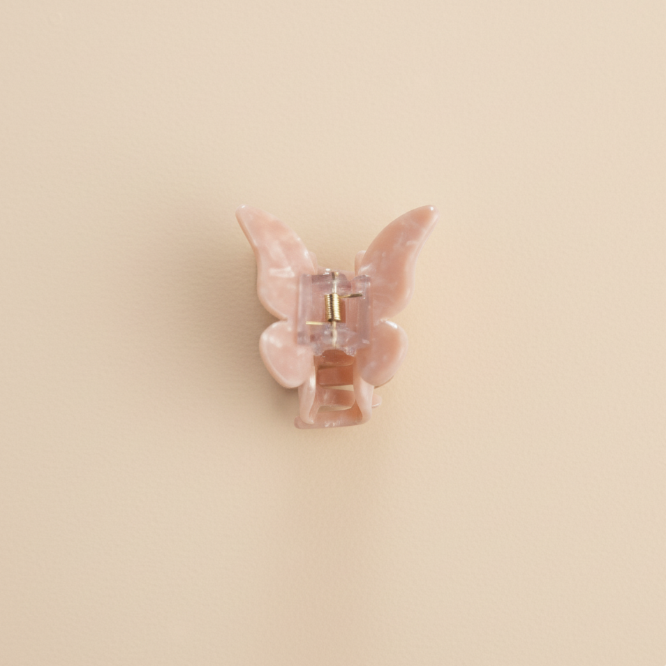 Pink Butterfly clip Rosy Glow