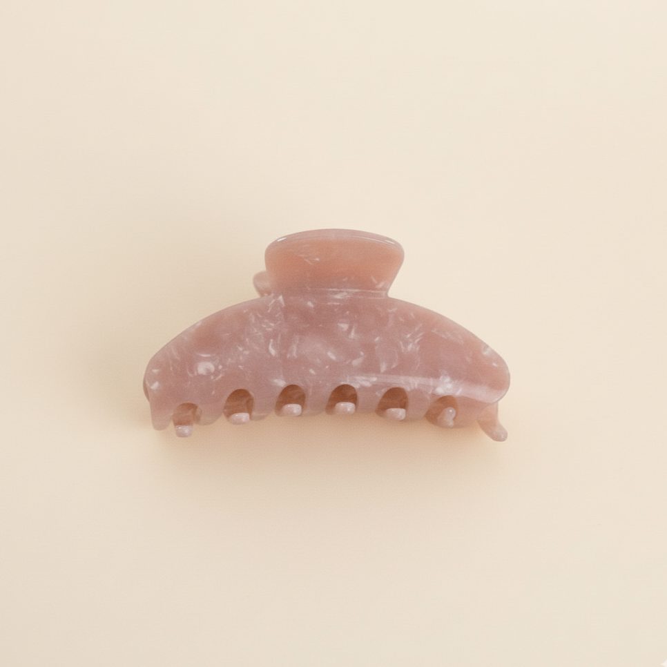 Pink Moon Hair Clip in Rosy Glow