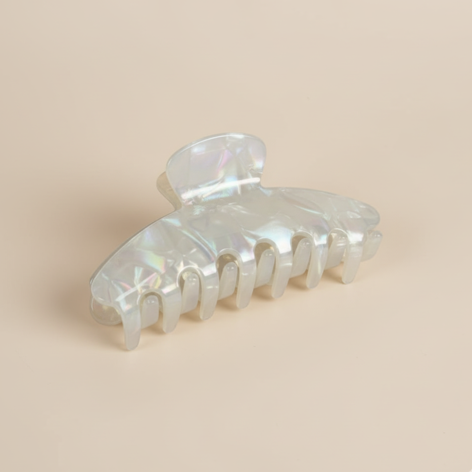 Transparent Belle Hair Clip in Translucent