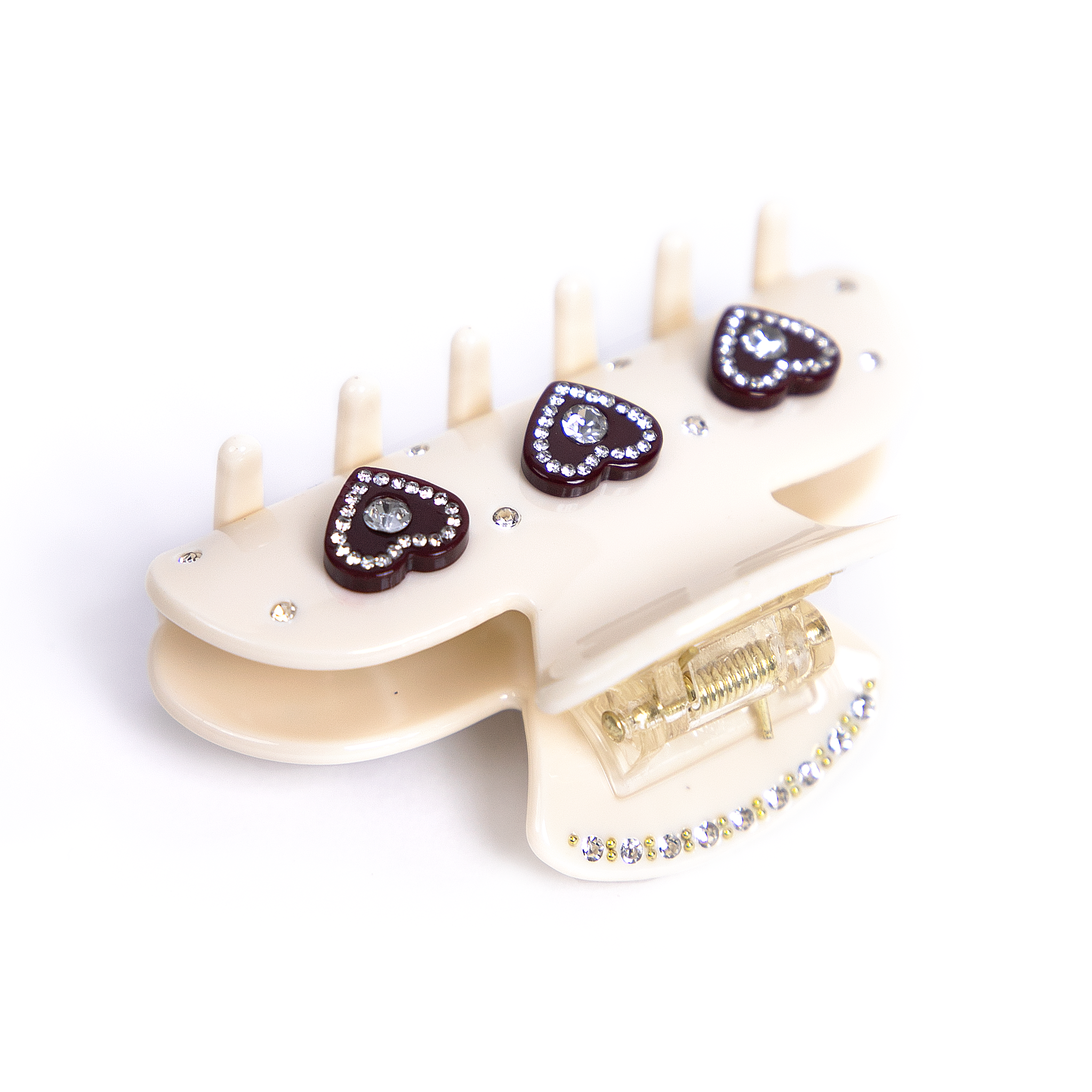 Belle Hair Clip in Red Velvet