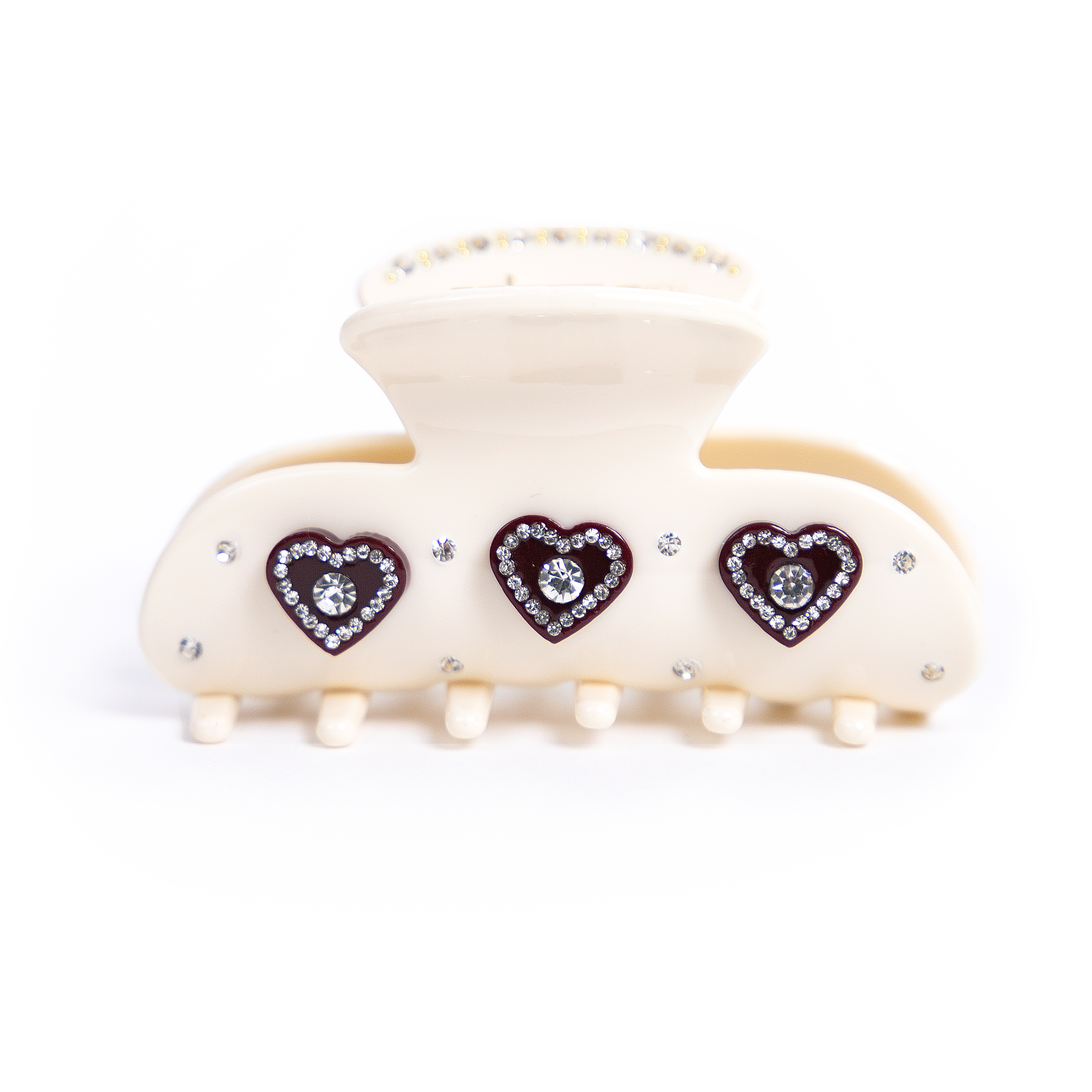 Belle Hair Clip in Red Velvet