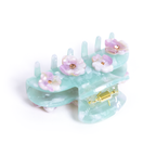 Belle Hair Clip in Spring Rain