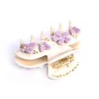 Belle Hair Clip in Violet Petal Whisper