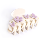 Belle Hair Clip in Violet Petal Whisper