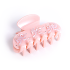 Belle Hair Clip in Blush Ribbon