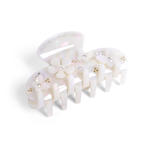Belle Hair Clip in White Petal Whisper