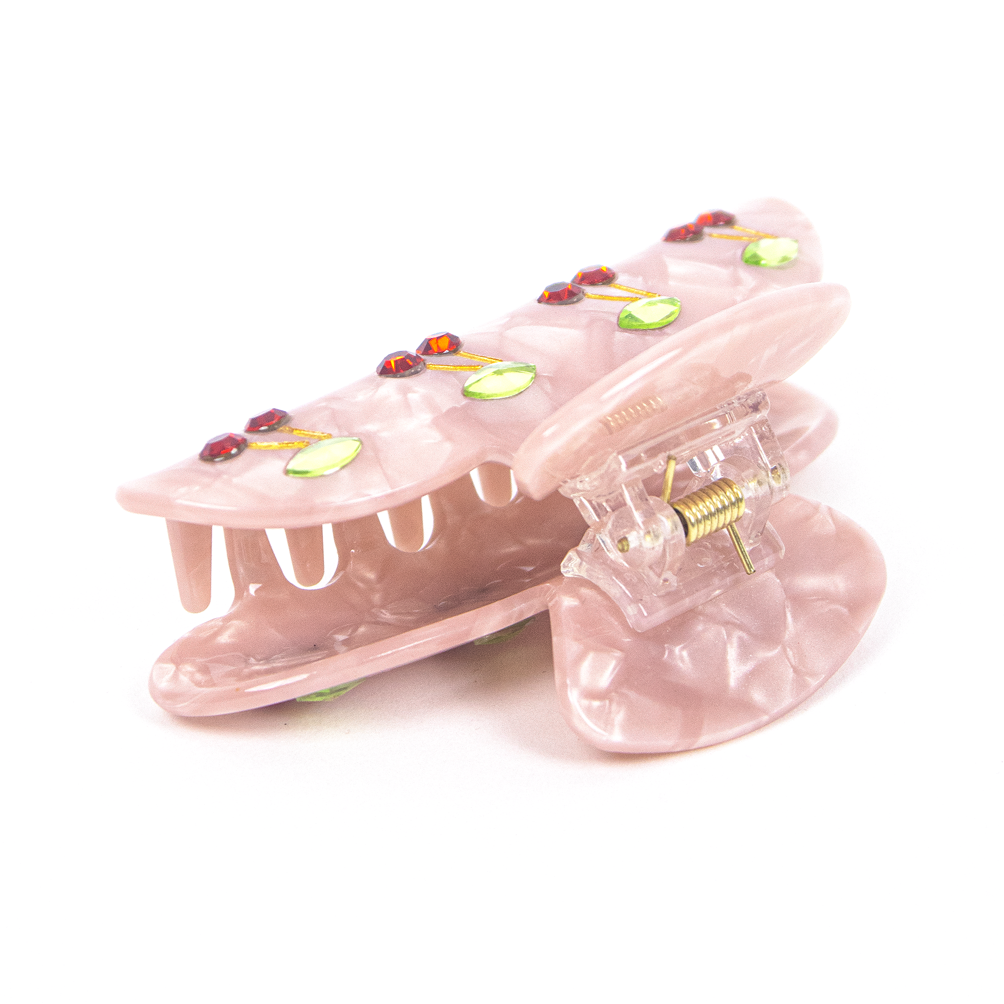 Belle Hair Clip in Blush Cherry