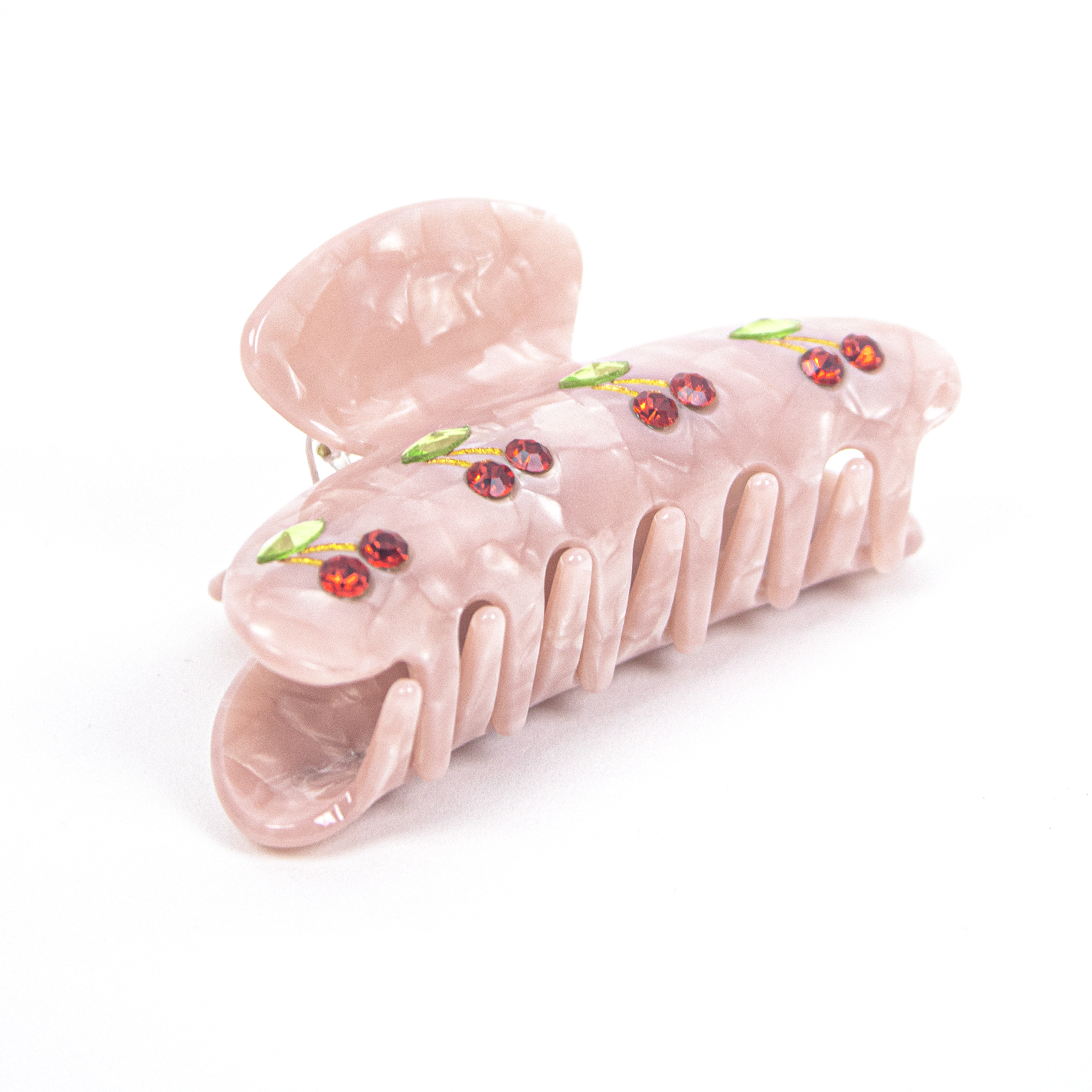 Belle Hair Clip in Blush Cherry