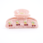 Belle Hair Clip in Blush Cherry