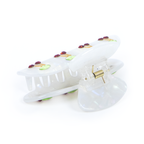 Belle Hair Clip in Frosted Cherry