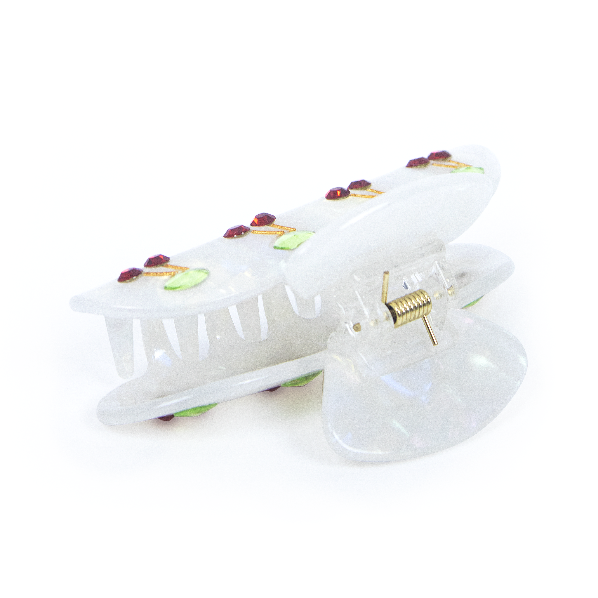 Belle Hair Clip in Frosted Cherry