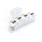 Belle Hair Clip in Frosted Cherry